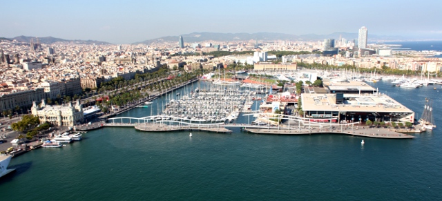 Port Vell in Barcelona