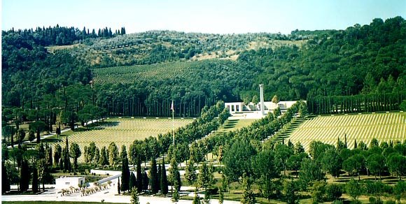 American cemetery in Florence, Italy
