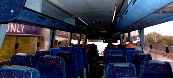inside a National Express coach