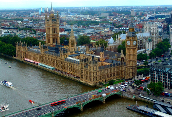 Palace of Westminister in London