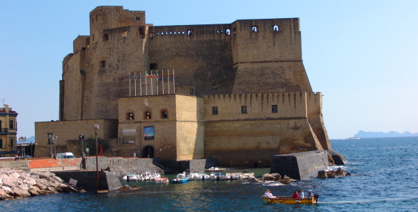 Castel dell'Ovo (Egg Castle) in Naples, Italy