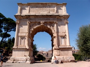 Arch of Titus in the Roman Forum