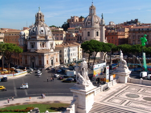 Santa Maria di Loreto, Trajan Column & Vittorio monument