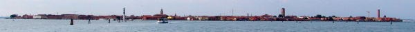 view of the entire Murano Island 